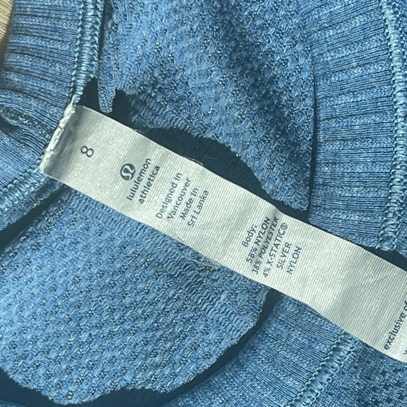 Lululemon Run: Swiftly Tech Short Sleeve Limitless Blue size 8 - Picture 5 of 11